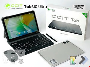 تبلت CCIT مدل S10 Ultra رم 16 گیگ و حافظه 1 ترابایت با کیبورد و موس